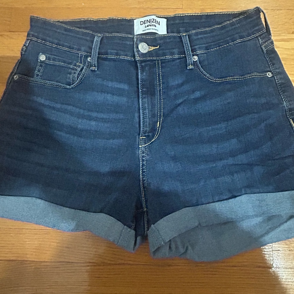 Denizen from Levi's Women's Deep Indigo Jean Shorts